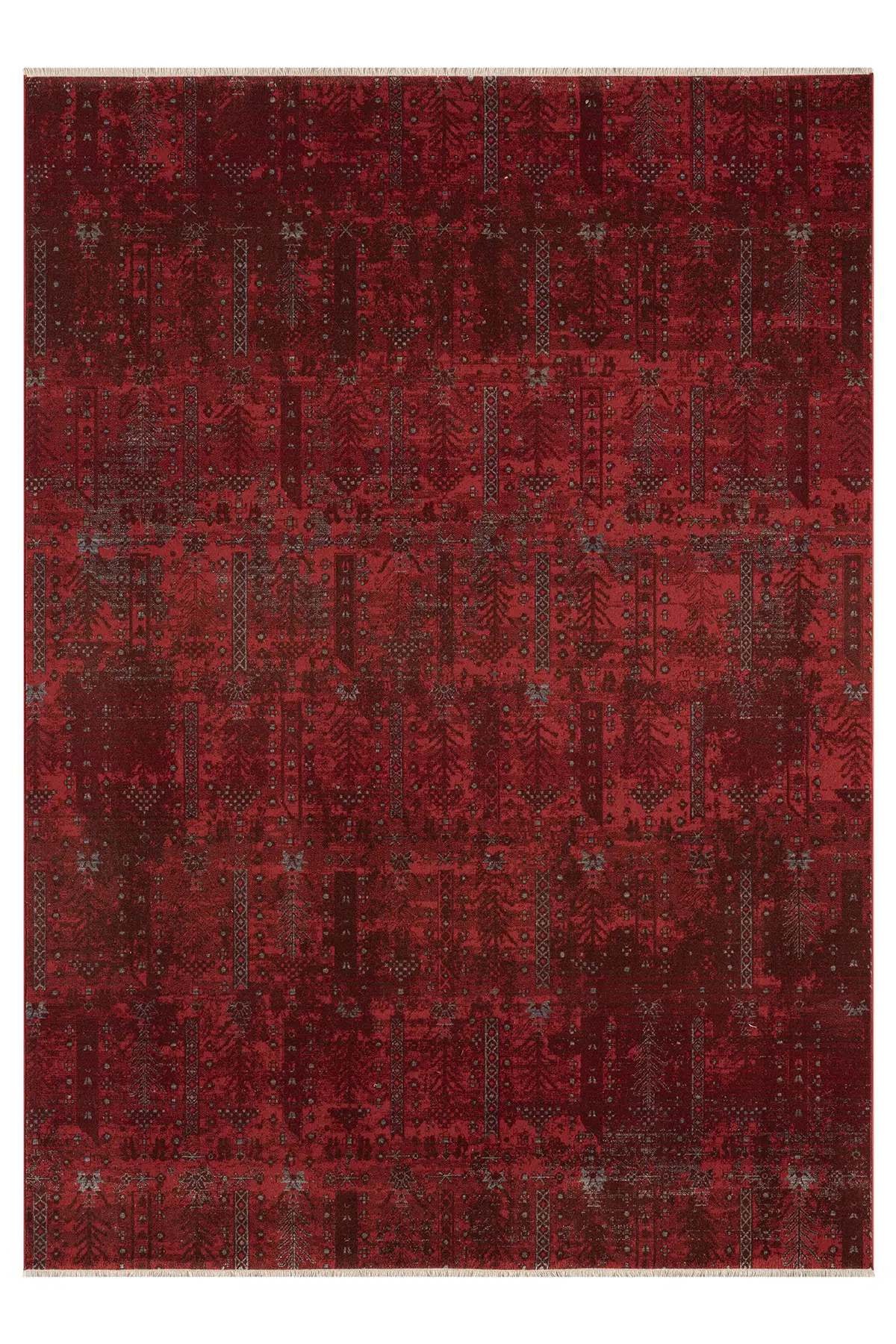 Asır Bordo Halı Salon Oturma Odası Çocuk Odası Yatak Odası Halısı 0258