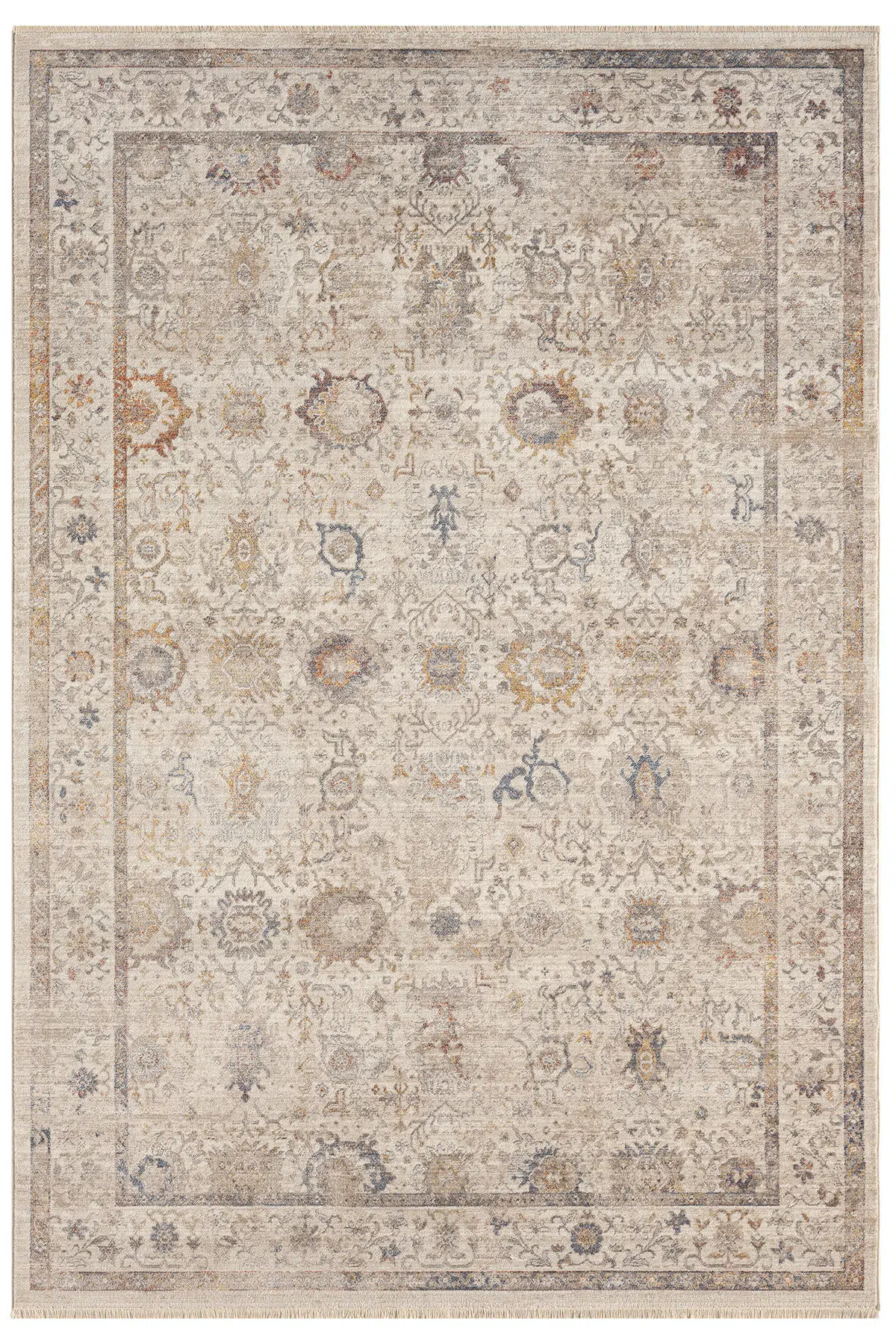 Asır Krem Halı Salon Oturma Odası Çocuk Odası Yatak Odası Halısı 0256