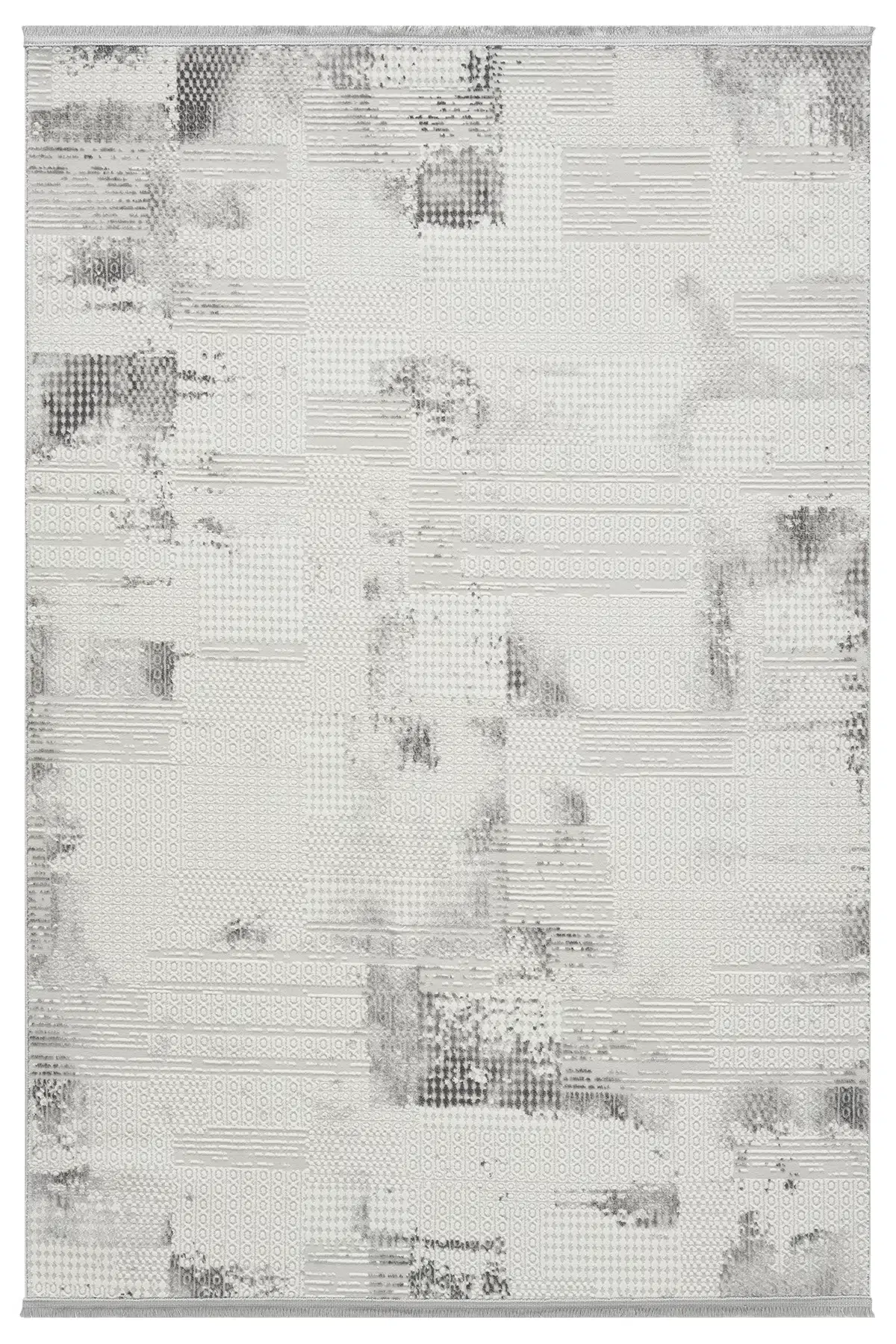 Asya Gri Halı Akrilik Halı Yumuşak Dokulu Salon Oturma Odası Yatak Odası Halısı 527