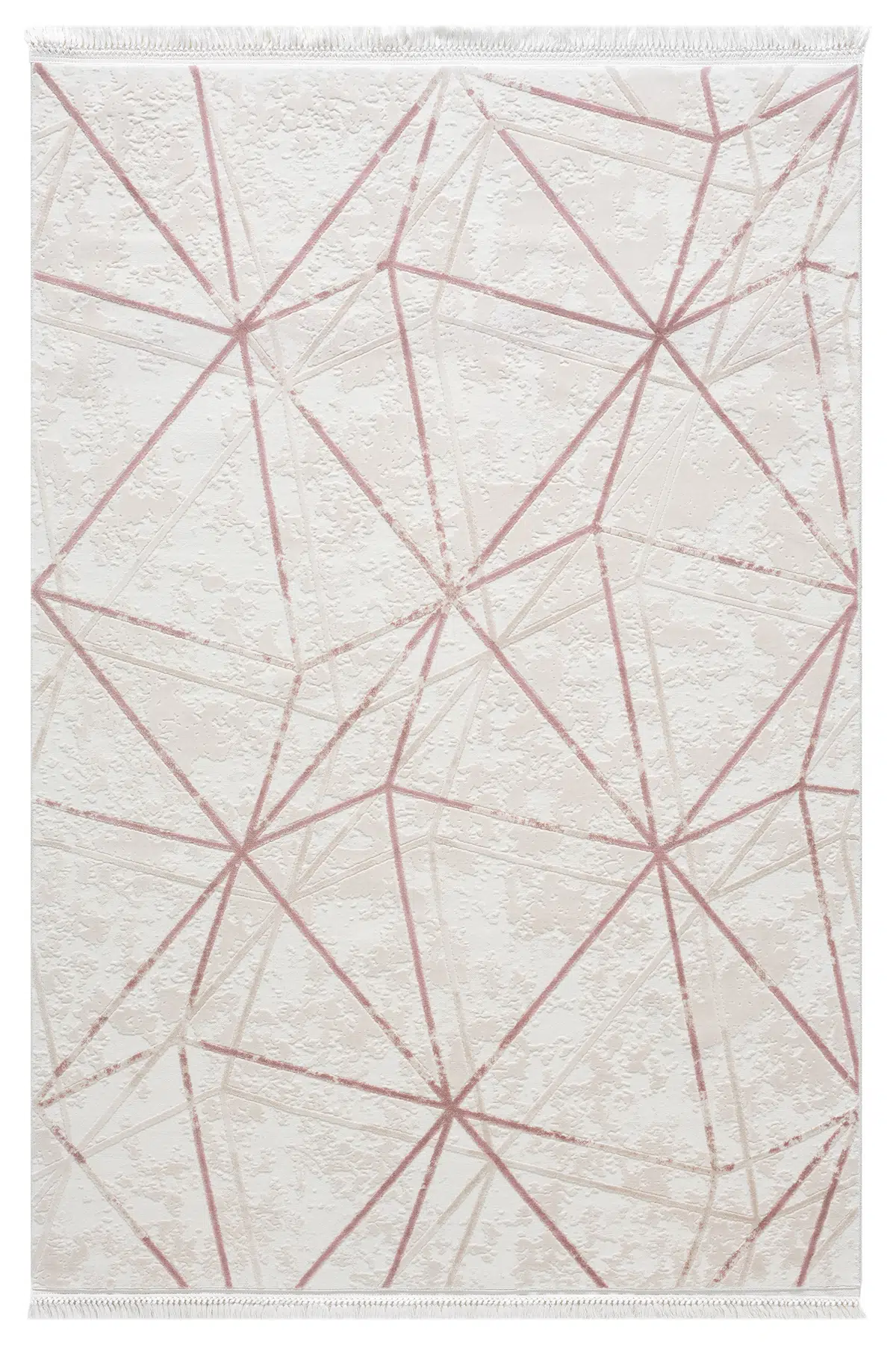 Avangard Pudra Halı Akrilik Halı Yumuşak Dokulu Salon Oturma Odası Yatak Odası Halısı 2035