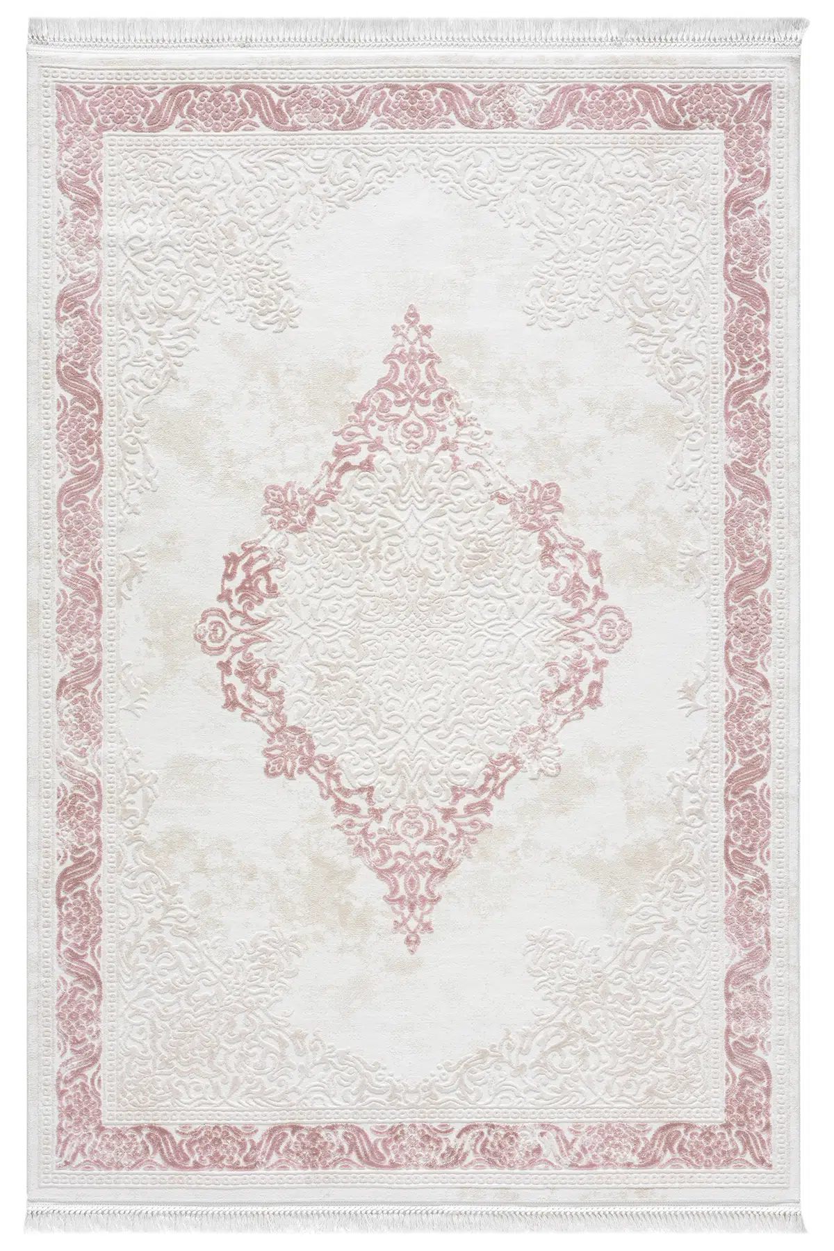 Avangard Pudra Halı Akrilik Halı Yumuşak Dokulu Salon Oturma Odası Yatak Odası Halısı 2037