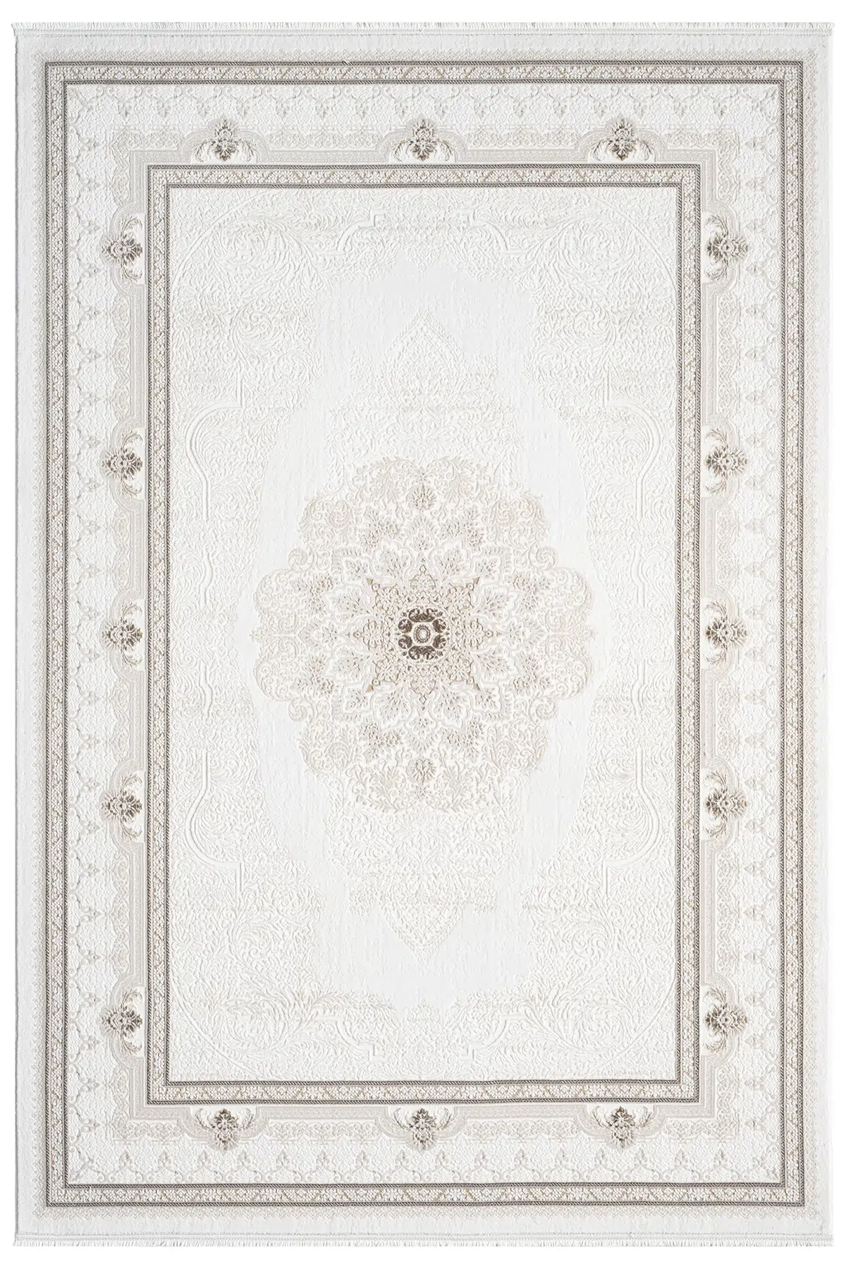 Diva Gri Halı Akrilik Halı Yumuşak Dokulu Salon Oturma Odası Yatak Odası Halısı 0277