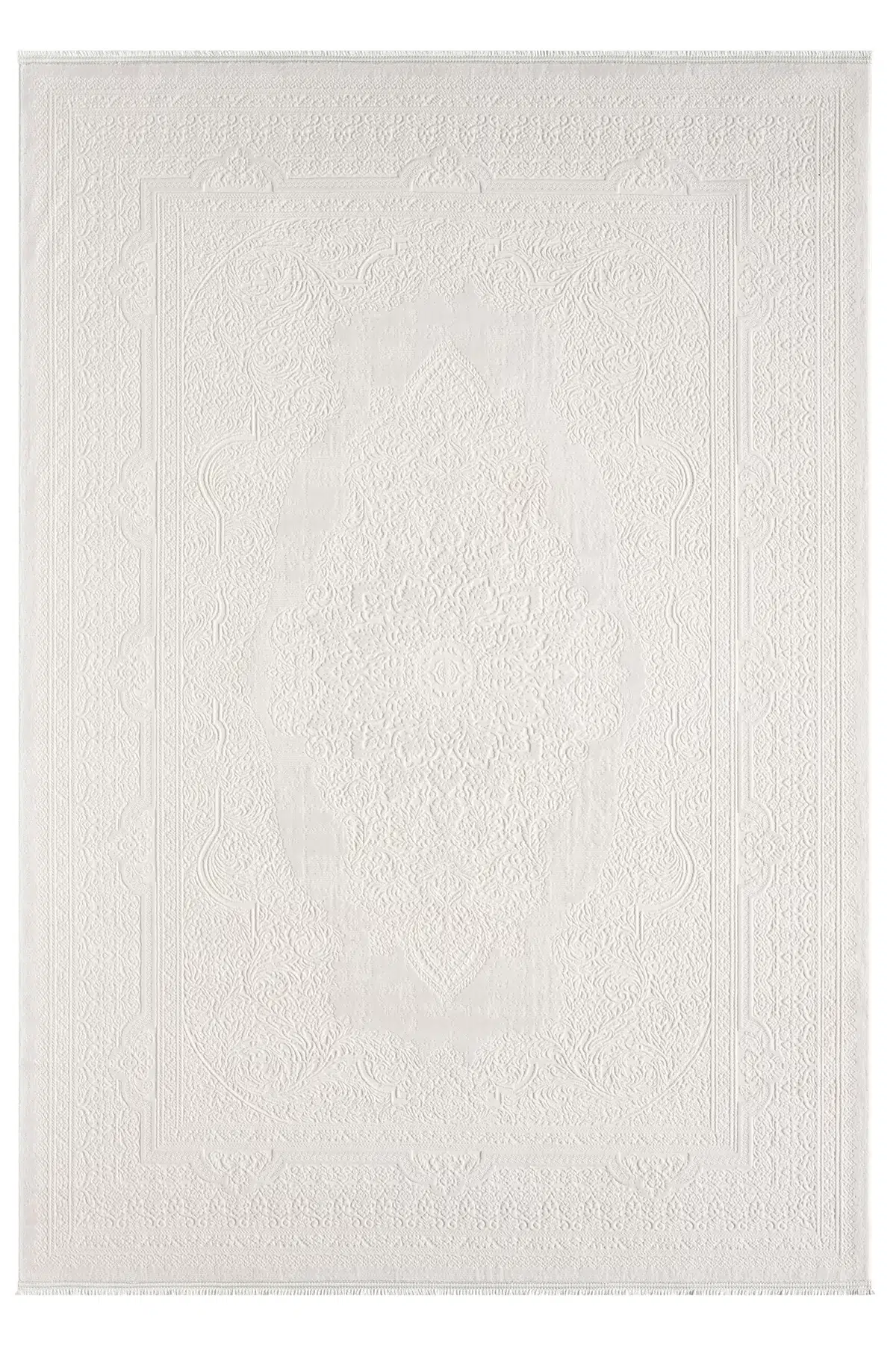 Diva Krem Halı Akrilik Halı Yumuşak Dokulu Salon Oturma Odası Yatak Odası Halısı 0277