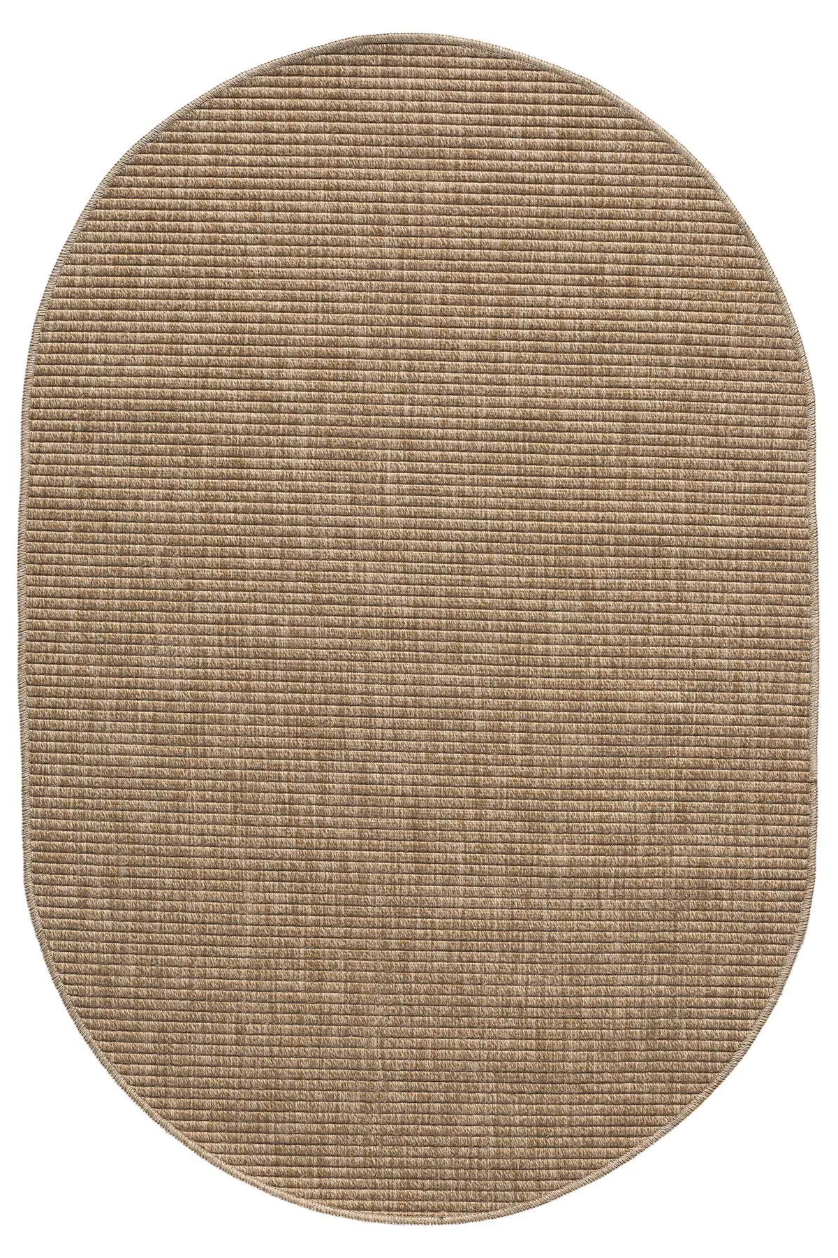 İndia Bej Oval Halı Salon Oturma Odası Çocuk Odası Yatak Odası Halısı 672