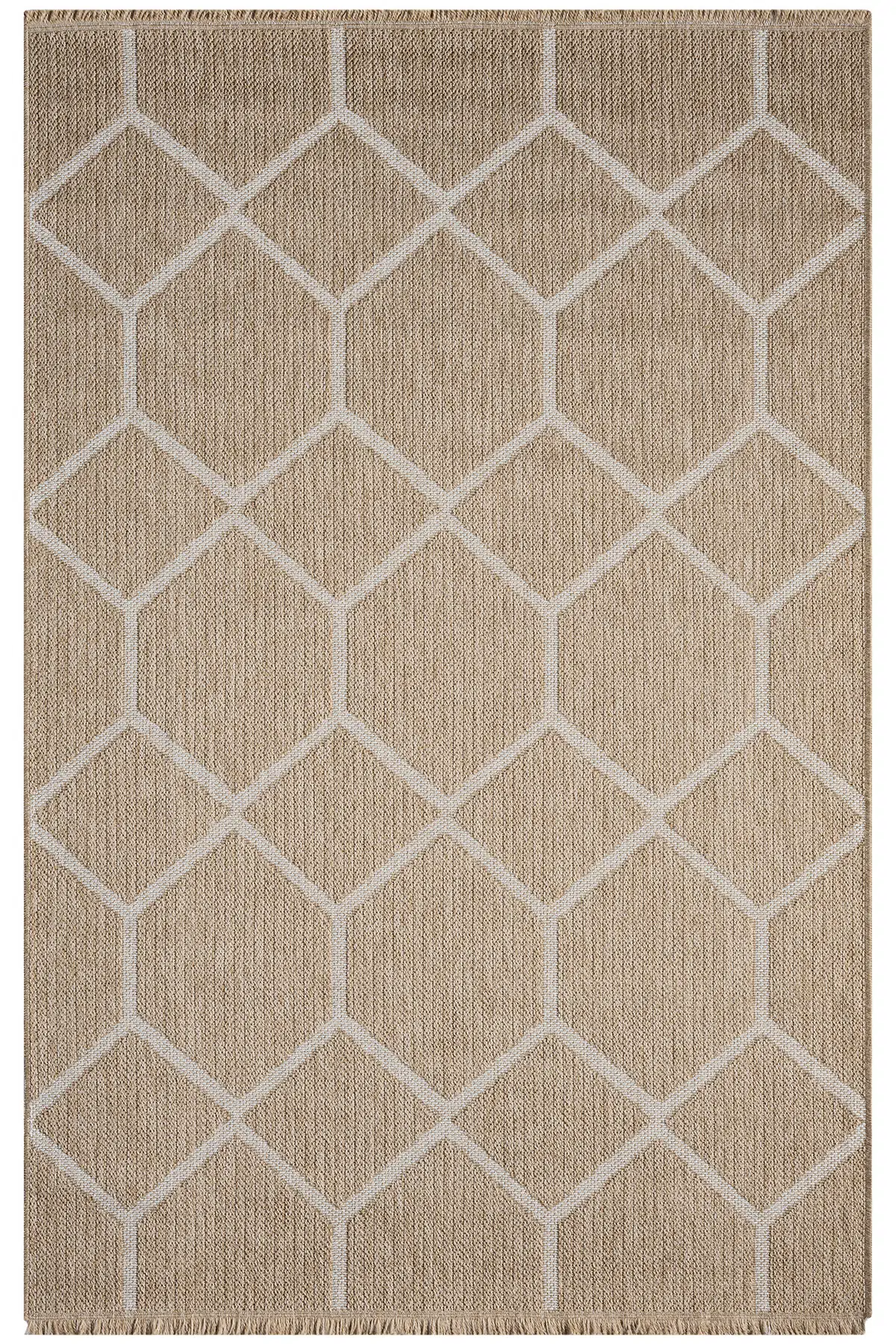  İndia Beyaz Halı Salon Oturma Odası Çocuk Odası Yatak Odası Halısı 669