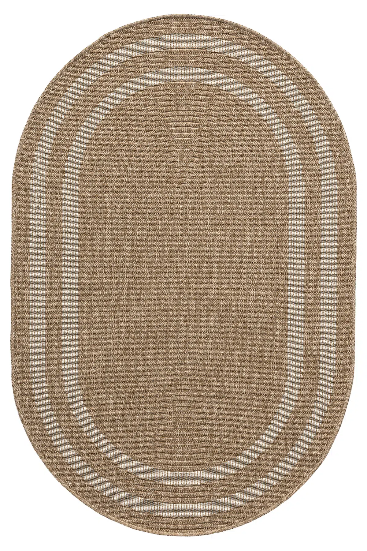  İndia Beyaz Oval Halı Salon Oturma Odası Çocuk Odası Yatak Odası Halısı 668