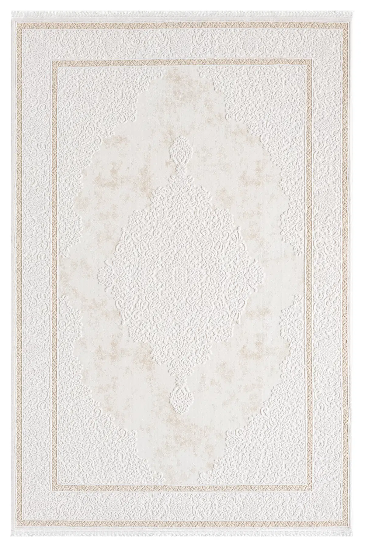 Lima Bej Halı Akrilik Halı Yumuşak Dokulu Salon Oturma Odası Yatak Odası Halısı 0562