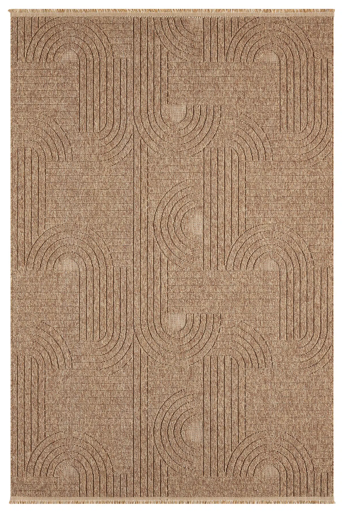 Loopy Kahve Halı Salon Oturma Odası Çocuk Odası Yatak Odası Halısı 623