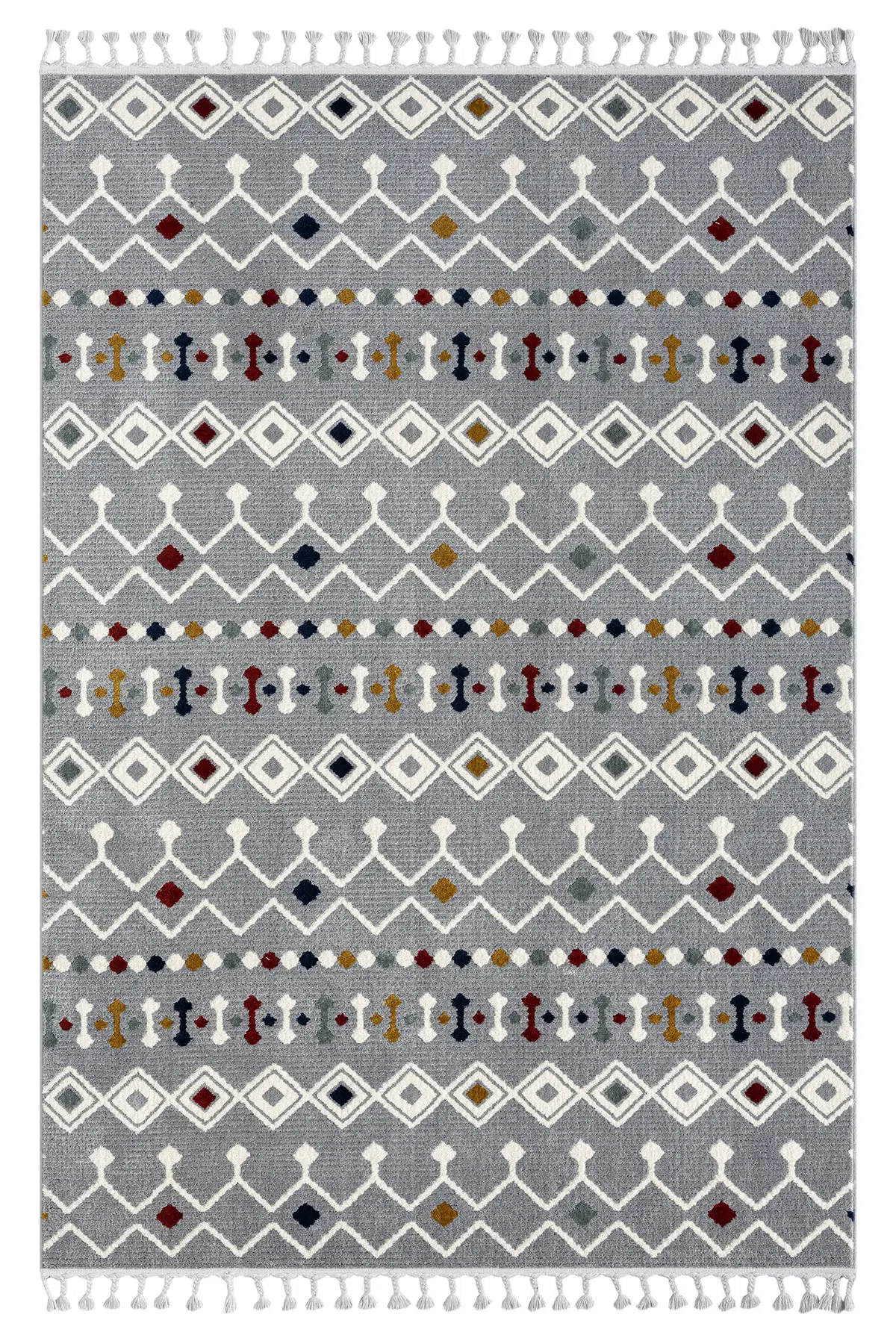 Puffy Multi Gri Halı Salon Oturma Odası Çocuk Odası Yatak Odası Halısı 1002