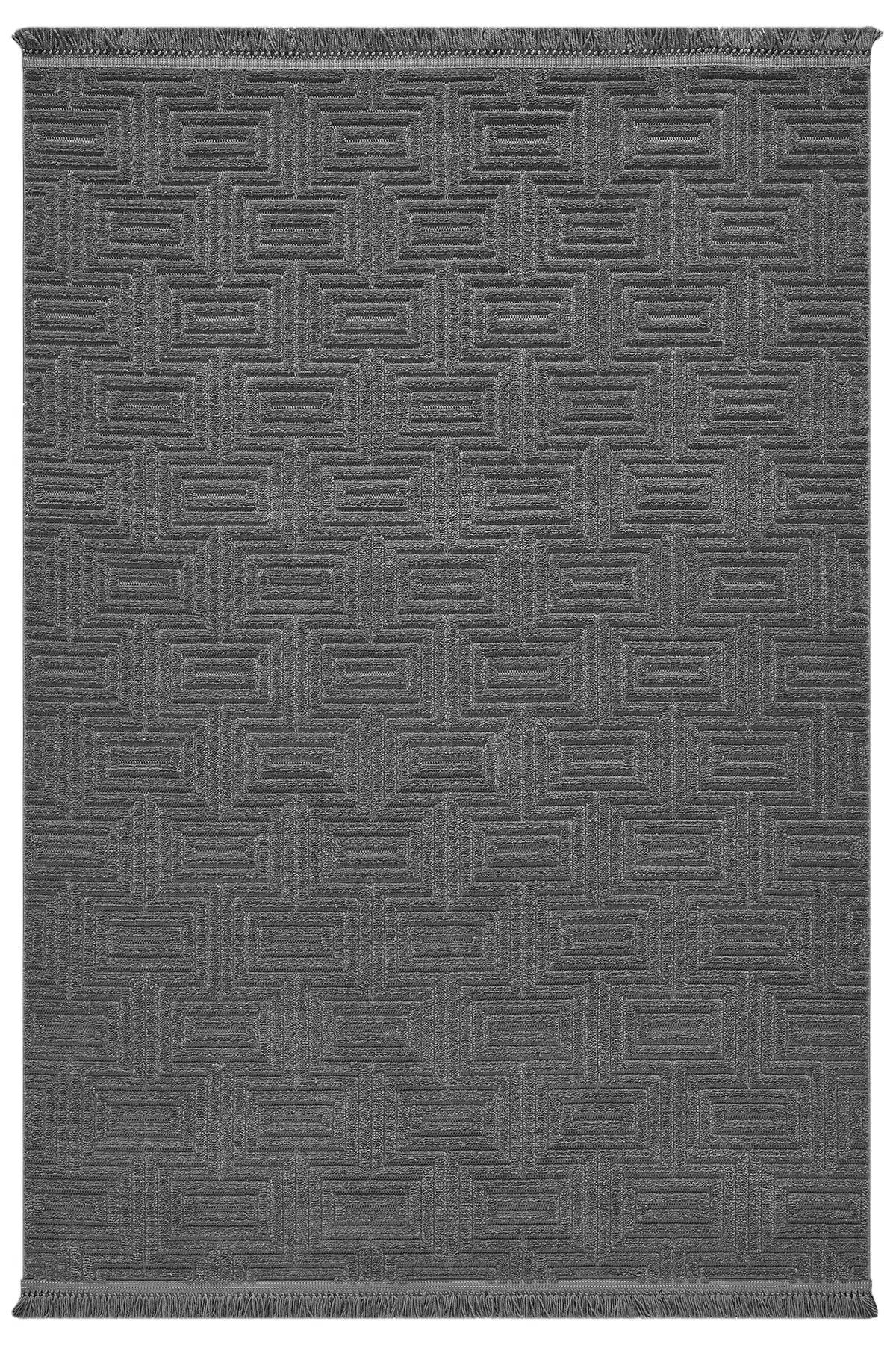 Ruby Antrasit Halı Salon Oturma Odası Çocuk Odası Yatak Odası Halısı 1550