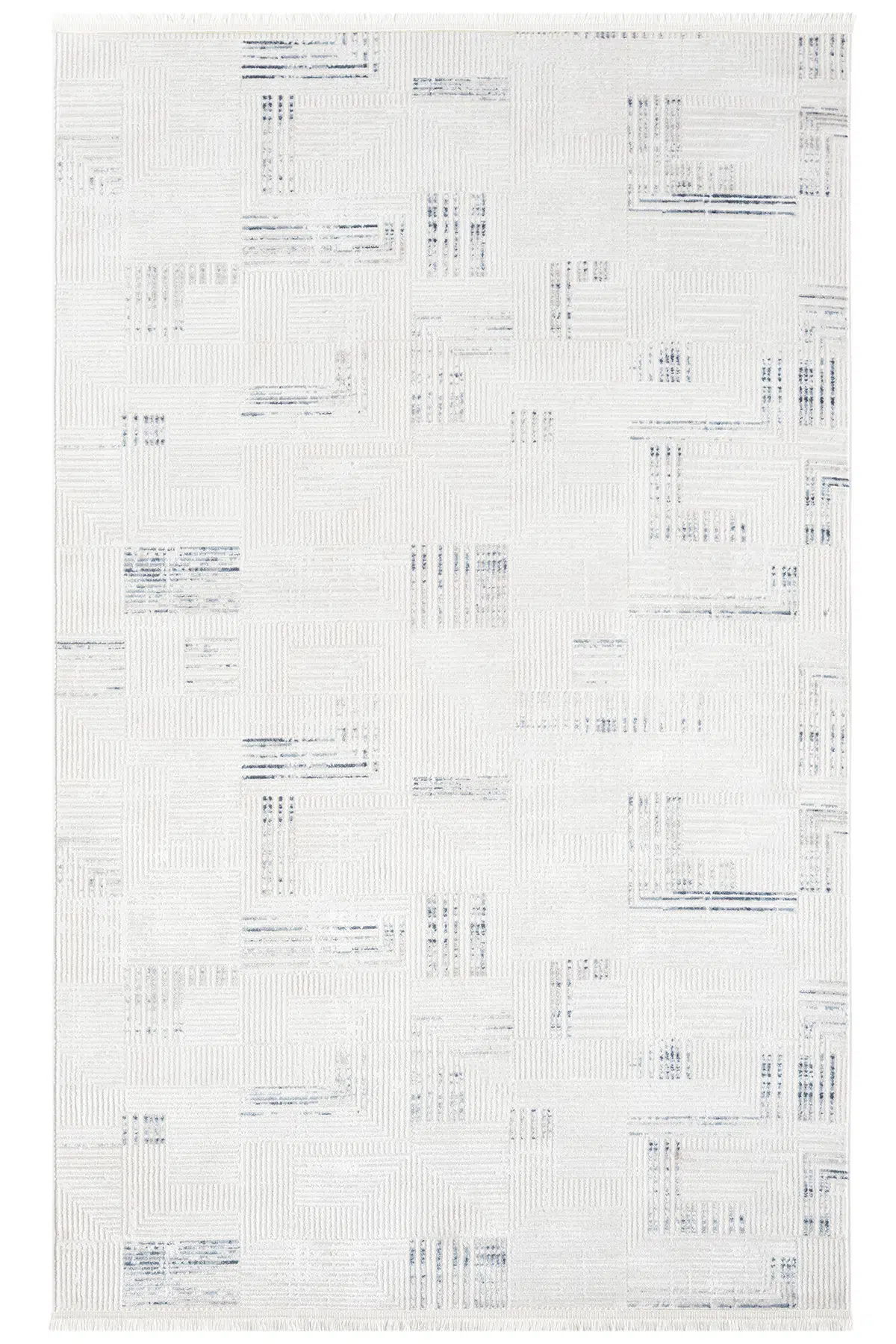 Sahra Mavi Halı Akrilik Halı Yumuşak Dokulu Salon Oturma Odası Yatak Odası Halısı 15500