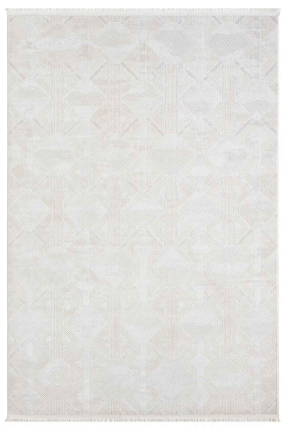 Vista Krem Halı Akrilik Halı Yumuşak Dokulu Salon Oturma Odası Yatak Odası Halısı 5116