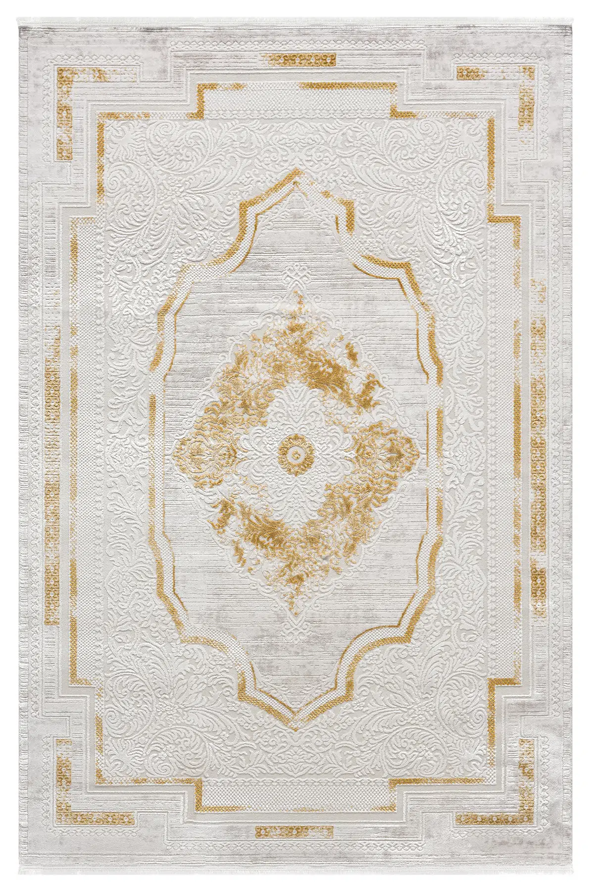 Viyana Sarı Halı Akrilik Halı Yumuşak Dokulu Salon Oturma Odası Yatak Odası Halısı 2311