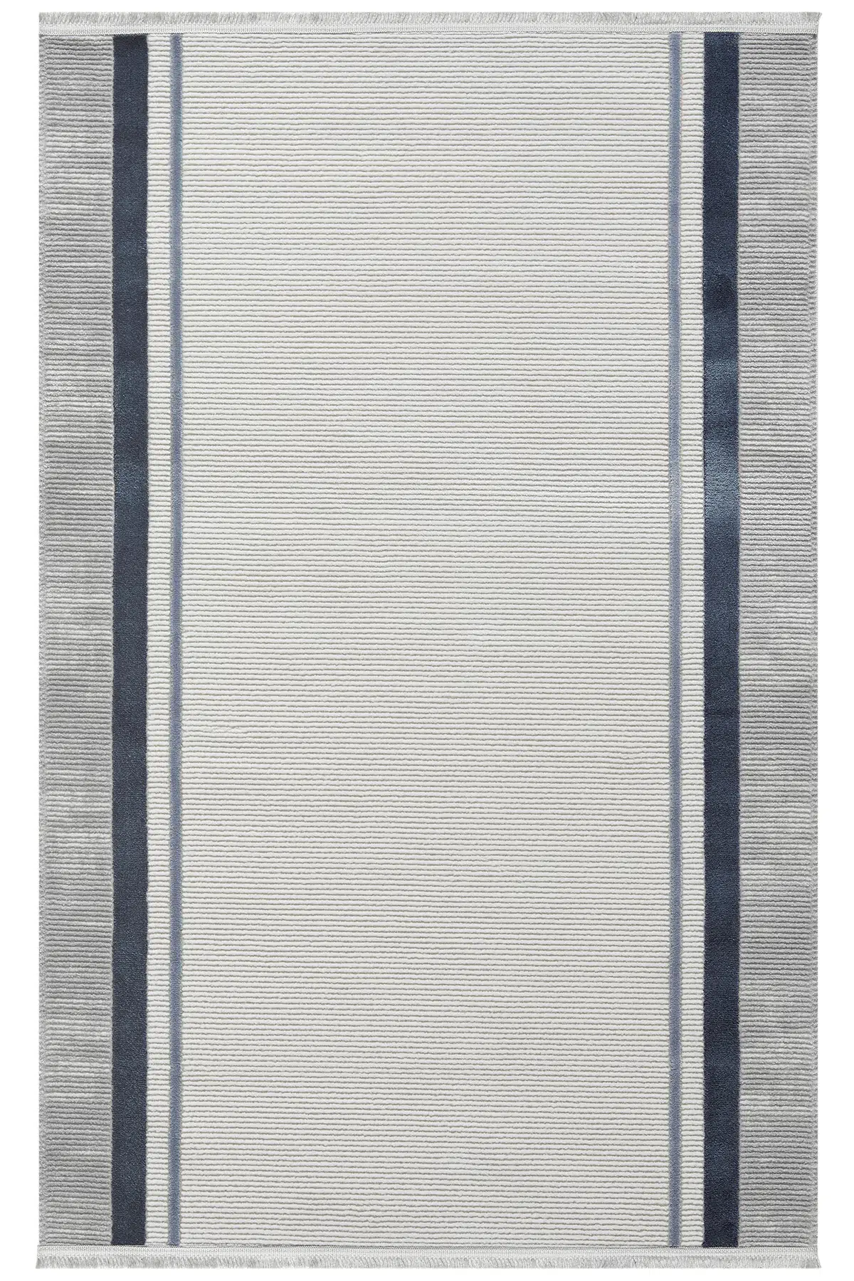 Zen Mavi Halı Akrilik Halı Yumuşak Dokulu Salon Oturma Odası Yatak Odası Halısı 7001